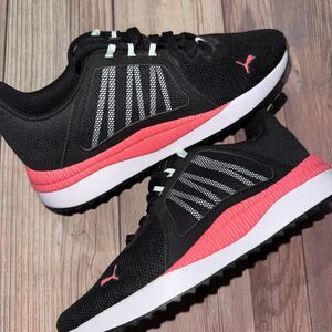 Women’s Puma Pacer Net Cage Black-Pink Shoes Size 6.5